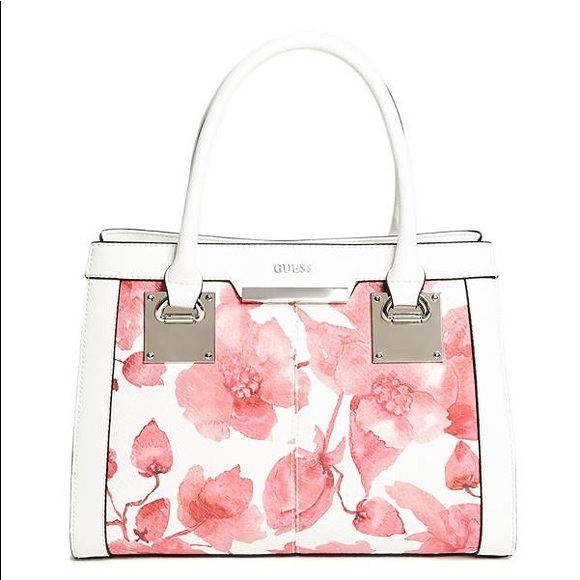 guess printed handbags